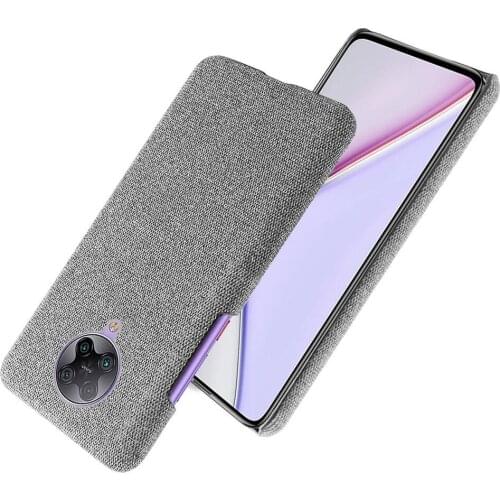 Slim Cloth Texture Fitted Cover For Xiaomi Poco F2 Pro Case Fabric Ultrathin Antiskid Capa for Xiomi Redmi K30 Pro Poco F2 Pro