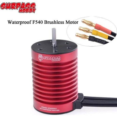 Waterproof F540 4370KV 3930KV 3300KV 3000KV Brushless Motor for 1/10 RC Tamiya Axial Redcat HSP Drift Racing Off-road Car