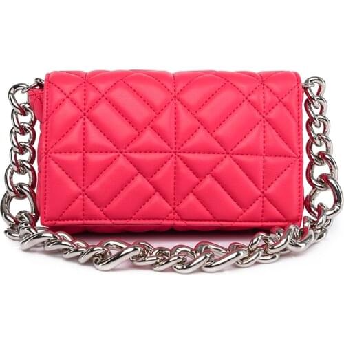 Womens Bags 2021 Thick Chain Shoulder Purses and Handbag Women Clutch Bags Ladies Hand Bag Clear Crossbody Bags for Women