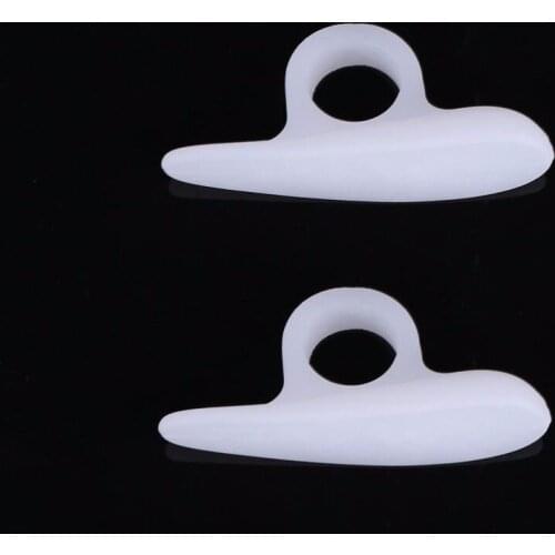 1 Pair Single Hole Hallux Valgus Foot Pain Relief Professional Silicon Toe Separator Toe Pad Cramp Hammer Toe Orthotics Top Sale