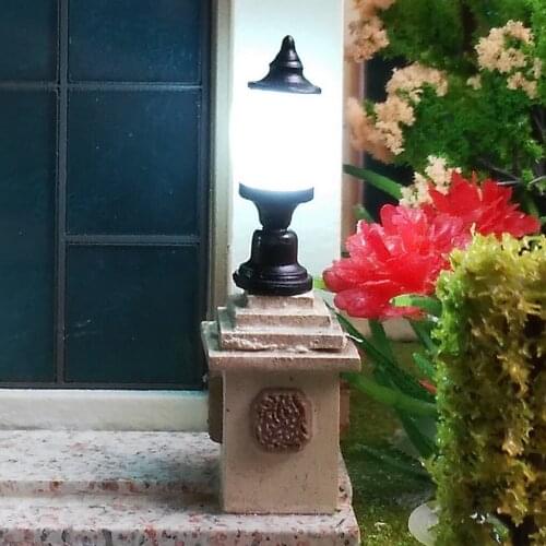 10pcsTrain Railways Lamp Park Street Light HO Scale 1:100 Scenery Layouts