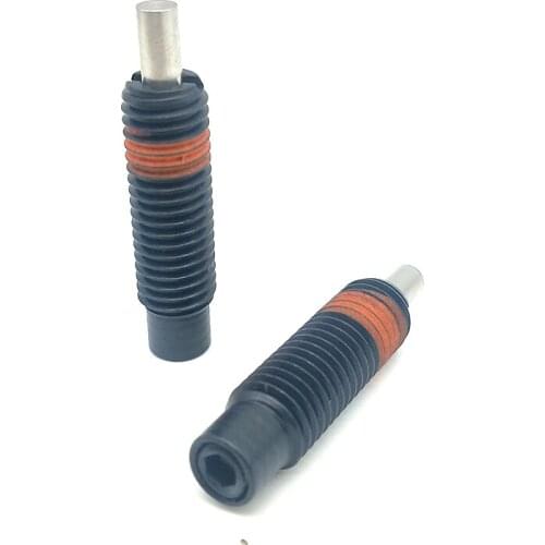 2pcs M8-M12 Allen telescopic ejector pin positioning screws bolts hex socket flat end spring plunger screw bolt 25mm-43mm long