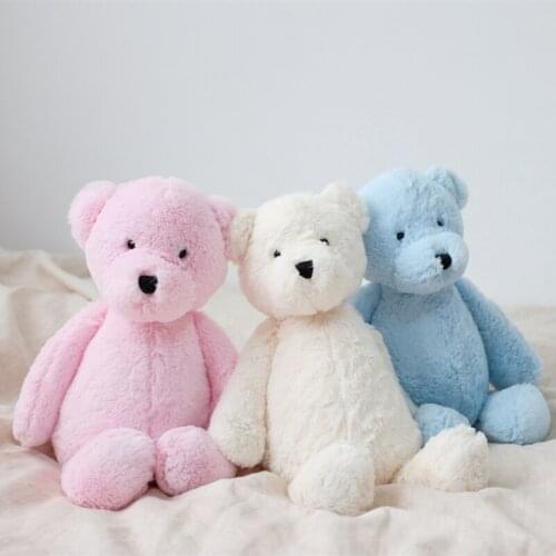 40CM Cute Baby Crib Toy Bear Cartoon Animal Soft Plush Infant Doll Kid Animal Soft Stuffed Toy for Kids Girls Gift