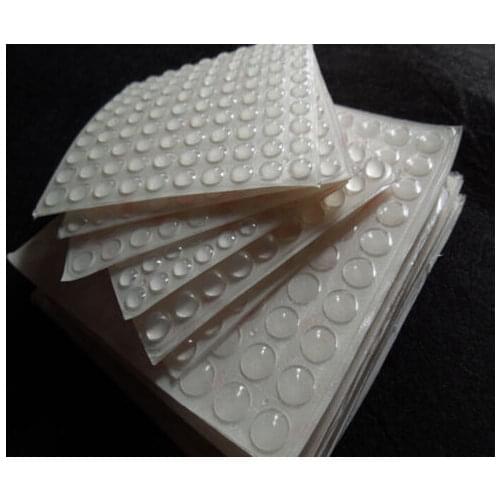 100pcs Self-Adhesive Silicone Feet Semicircle Bumpers damping Door Furniture Pad