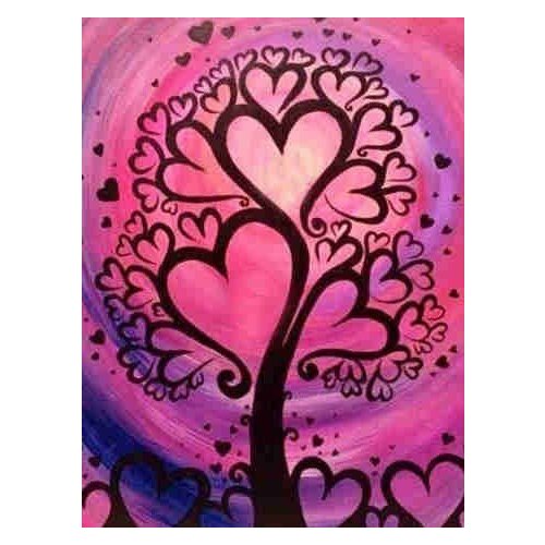ARMYQZ Paint With Diamonds Scenery Tree Diamond Painting Full Square Landscape Picture Of Rhinestone Mosaic Flowers Decor Home