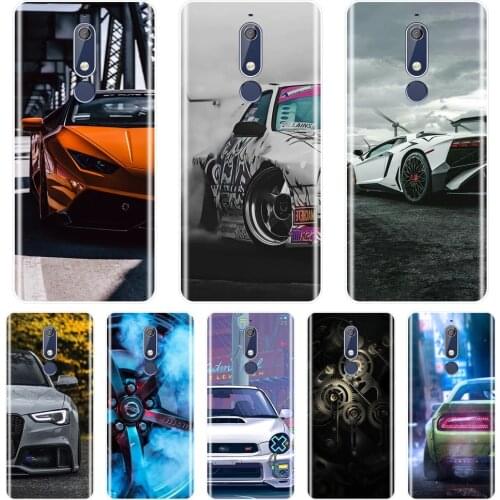 Phone Case For Nokia 7.1 6.1 5.1 3.1 2.1 Plus Silicone Soft Car SportsCar Tyre Cool Men Fashion Back Cover For Nokia 4.2 3.2