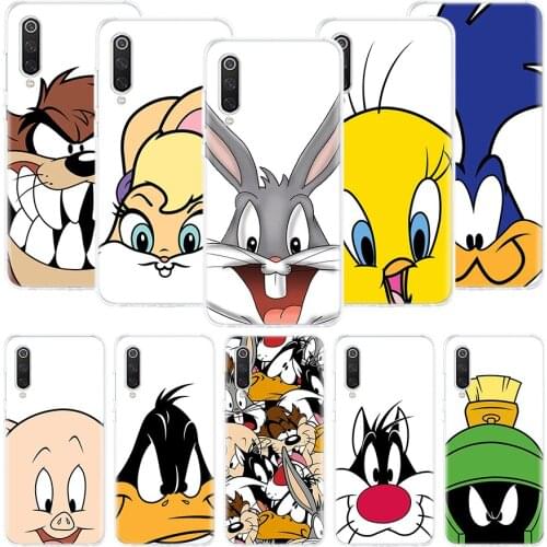 Funny Cartoon Bunny Phone Case For Xiaomi Mi Note 10 11 9 8 10T 9T CC9 A1 A2 A3 5X 6X Pocophone F1 X3 F2 Pro Lite Coque Cover