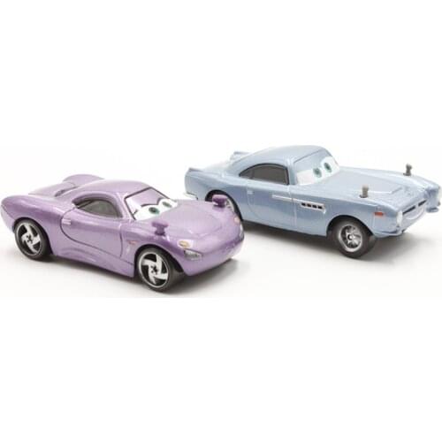 Disney Pixar Cars Finn Mcmissile And Holly Shiftwell 1:55 Scale Diecast Metal Alloy Modle Cute Toys Car For Children Gifts