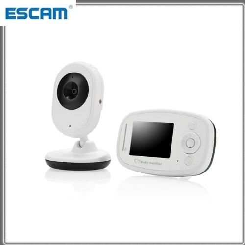 ESCAM BM-SP820 2.4 inch Wireless Baby Monitor Electronic Baby Video 2 Way Audio Nanny Camera Night Vision Temperature Monitor