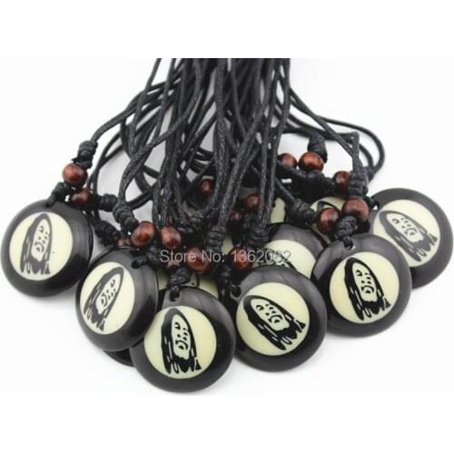 Hot Wholesale 12pcs Cool Bob Marley logo Pendant Necklace MN357