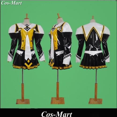 Game Discipline Cosplay Costume Fashion Patent Leather School Uniforms Unisex Carnival Party Role Play Clothing Custom-Make Any