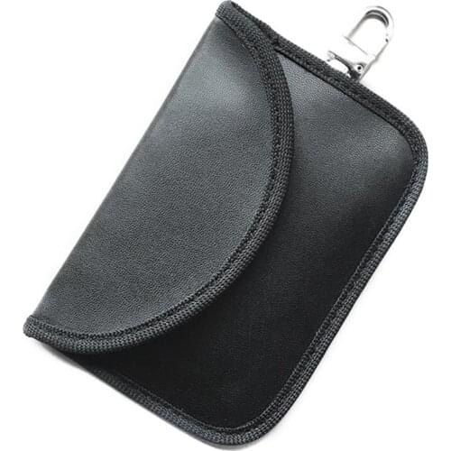 Mini Faraday Bag, Signals Blocking Pouch For Car Key FOB, Anti-Theft Keyless Entry Car Key Protector, Smart Car Key FOB Holder