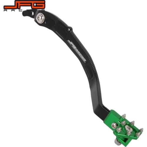 Motorcycle CNC Aluminum Rear Foot Brake Pedal Lever For KAWASAKI KLX150L 2015 2016 2017 2018 KLX150BF 2017 Dirt Bike