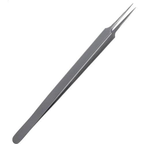 Stainless Steel Eyebrow Tweezer False Eyelash Extension Tools Auxiliary Repair Hyperfine High Precision Anti Acid Tweezers