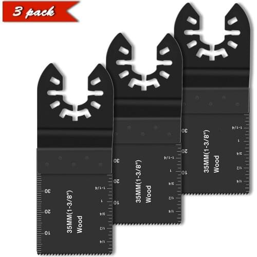 3Pcs 32/35mm Saw Blade Oscillating Blade Multi Tool Circular Saw Blades For Renovator As Fein Multimaster Metal Wood Cutting Kit