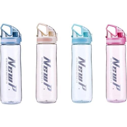 650ml 750ml Camping Sports Bottle Leakproof Portable Water Bottle Large Capacity Bottle BPA Free for Traveling