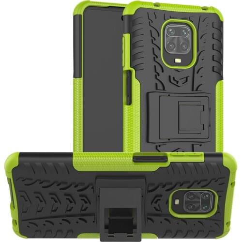 Rugged Cover Case for Xiaomi Redmi Note 9S Note 9 S Note9S Bumper Shockproof Hard Silicone Armor Phone Case Holder