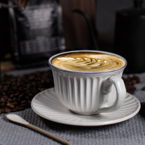 Luxury Small Coffee Cup and Saucer Ceramic Unbreakable Porcelain Ceramic Cup Japanese Chavenas De Cafe Kitchen Supplies AB50BZ