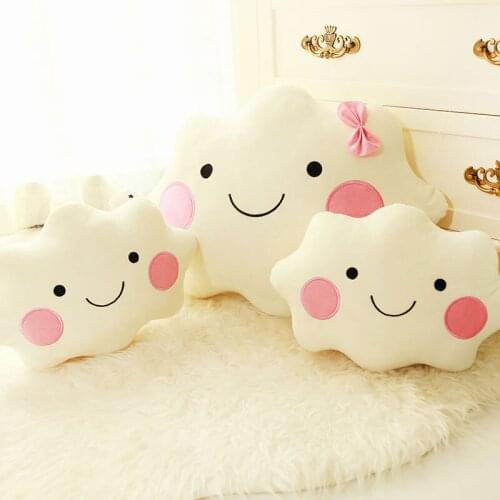 Cute plush pillow cloud Creative Cute Car Home Cushion Birthday Gift Give your child good family decorations for his family