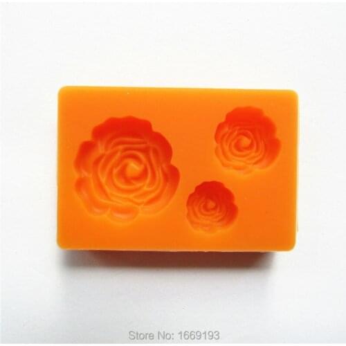 Three Little Flower Shape Sugarcraft Cake Decorating Fondant Tools Cookies And Muffins Craft Molds,Direct Selling