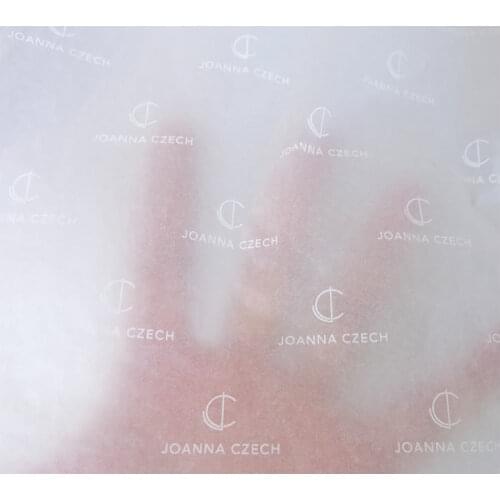 Custom printed logo gift tissue paper/ Moisture Proof wrapping paper/customized packaging paper/white logo