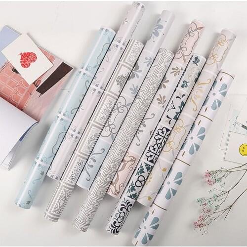 Waterproof Wallpapers Self Film Vinyl Furniture Wall Stickers PVC Modern Kitchen Cupboard Cabinet Imitation Brick Decorative