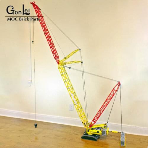 High-Tech Crane Tower Crawler Crane Crane Arm LR11000 MOC Building Block Bricks Assembly Model Electric RC DIY Toys