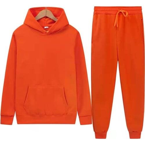 Womens Sets Hoodies+Pants Autumn Winter Hooded Sweatshirt Sweatpants Fashion Slim Fit Set Hoodie Pant Hip Hop Pullover Hoody