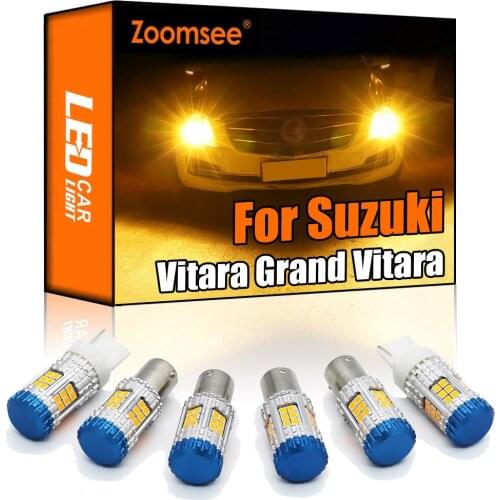 Zoomsee Canbus For Suzuki Vitara Fit Grand Vitara 2 3 4 1999-2020 No Hyper Flash Error Auto LED Turn Signal Light Indicator Bulb