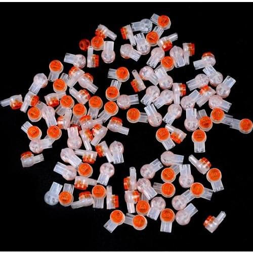 100Pcs/lot UY2 K2 Connector Grease Filling Butt Wire Line Terminal For Telephone Network Line Connection High Quality