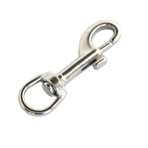 14* 77mm Bolt snap Stainless Steel 316 Swivel Hook Marine Grade Diving Pet Leashes DIY Rigging hardware indoor outdoor use