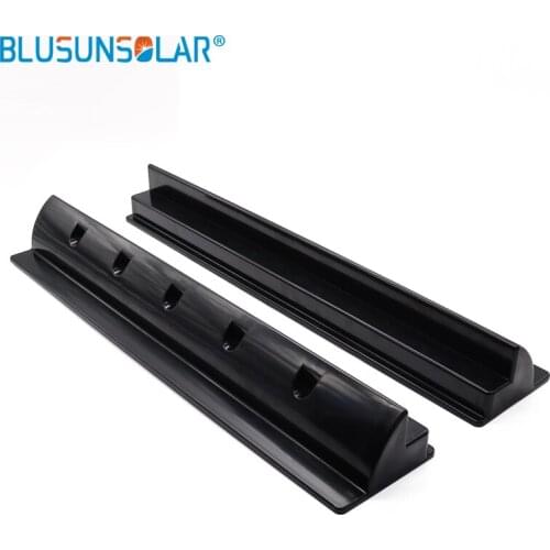 2 sets/lot Black and White color ABS solar panel mounting long side solar mount bracket 550mm for solar system