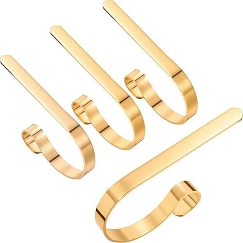 Metal Hook Christmas Stocking Hook Christmas Fireplace Hook Portable Multi-purpose Metal Hook Jewelry Hook