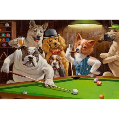 New 5D DIY Diamond Painting Full Square/Round AB Diamond "Cartoon Dog" Embroidery Cross Stitch Gift Home Decoration Painting