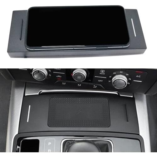15W car QI wireless charger for Audi A6 C7 RS6 A7 2012 2013 2014 2015 2016 2017 2018 charging palte wireless phone holder