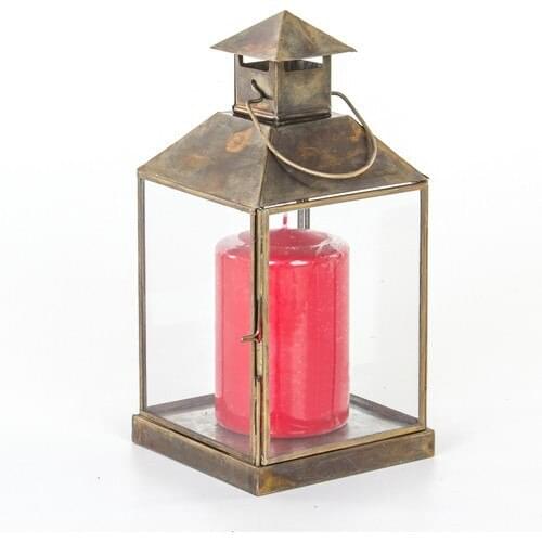 Evistro Decorative Metal Candle Holder Lantern 14 X28 cm