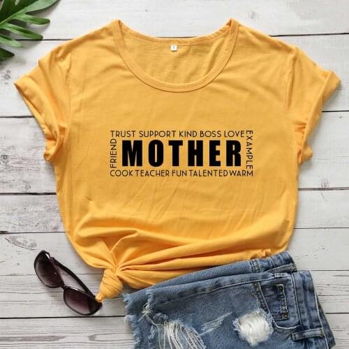Mothers Day slogan quote women fashion pure cotton casual hipster vintage grunge tumblr 90s t shirt street style tops R100