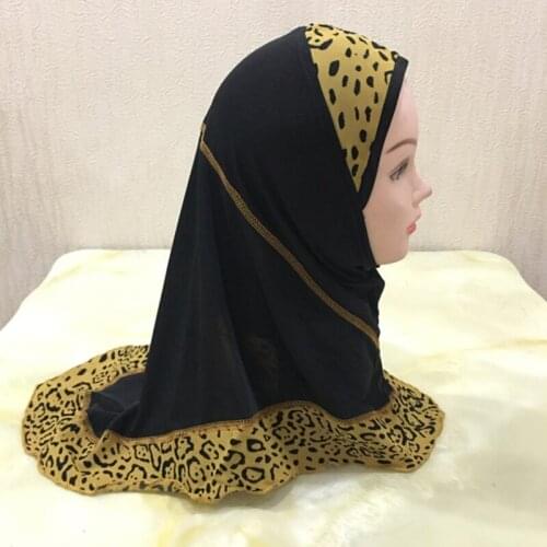 Kids Hijab for Muslim Girl Child Islam Children Instant bonnet Floral Hijaab Caps Islamic Clothing Scarf Headscarf