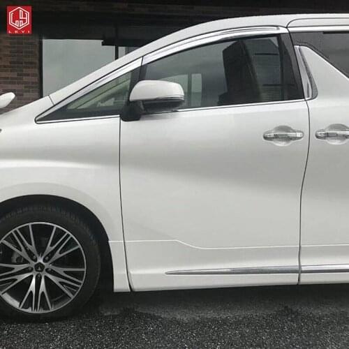 For Alphard /vellfire 2015 2019 ABS door visor Doors Rain Visor Car exteriors accessories