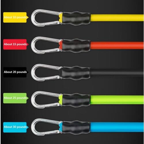 Elastic Rope Tensioner Handle D-type Buckle Handle Home Gym Handle Extra Wide Foam Grips Light Fitness Accessories