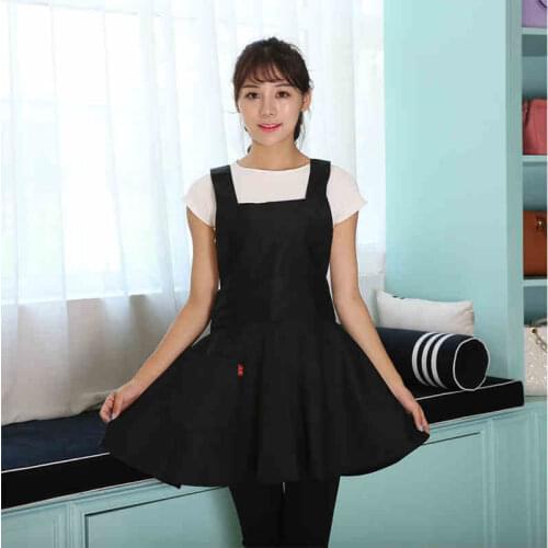 Aprons cute fashion waterproof kitchen beautician nail shop overalls work dress