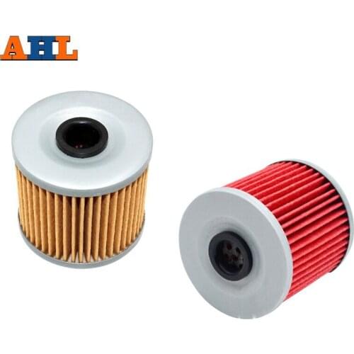 Motorcycle Red / Yellow Oil Filter For KAWASAKI KLR650 CAMO 650 KLR250 KLR600 560 660 KLX650R KLX650C KL600 KL650 KL250 KLX250