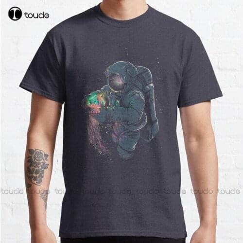 New Jellyspace Astronaut Classic T-Shirt Tshirt Dress Cotton Tee Shirt S-3Xl