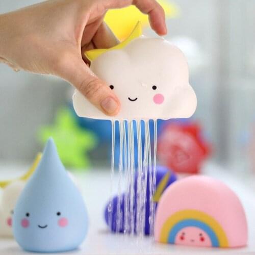 New Arrivels Baby Bathroom Cloud Play Water Spraying Toy Bath Toys Kids Shower Toys Baby Gift