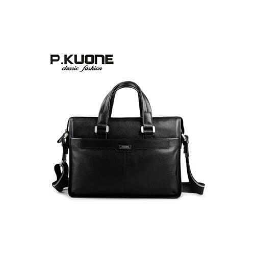 New Fashion cowhide male commercial briefcase /Real Leather vintage mens messenger bag/casual Natural Cowskin Business bag