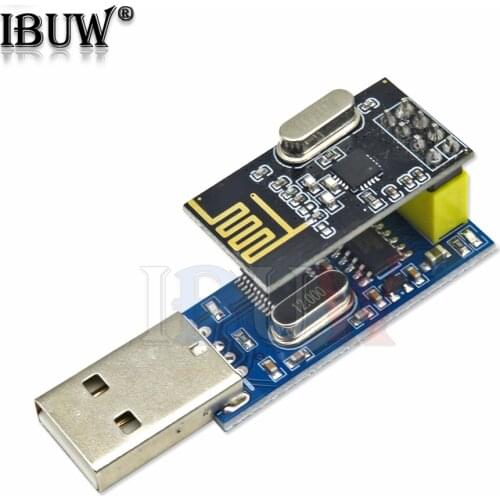 CH340T USB to Serial Port Adapter Board + 2.4G NRF24L01+ Wireless Module For Arduino