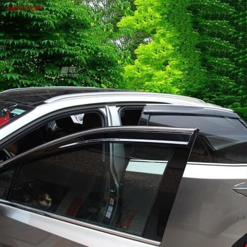 Clear Plastic Window Visor Vent Shades Sun Rain Deflector Guard for LEXUS RX300 200t RX450h 2016-2019