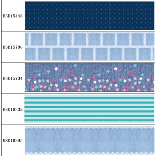 22MM 25MM 38MM 50MM 75mm Printed Pattern on Grosgrain Ribbon for diy ribbon