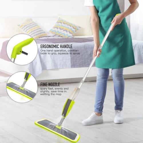 Spray Mop Broom Set Magic Mop Wooden Floor Flat Mop Household Cleaning Tool Microfiber Mat Mopb Mop for Wash Floor Floor Mops