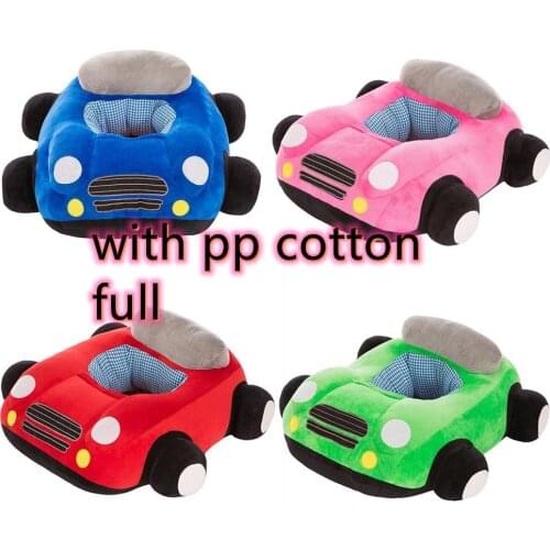 Baby Seats Sofa Toys Car Seat Support Seat Baby Plush With Filler Car Animals Soft Plush Sitting Chair Learning To Sit Toys